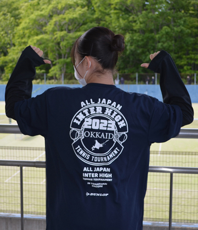 ソフトテニスインターハイ2023　北海道大会　キャップ　半袖Tシャツ　記念品